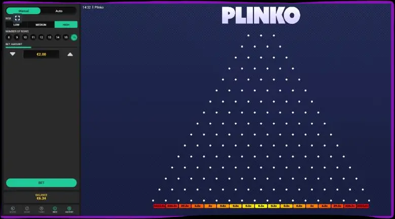 Plinko from Spribe